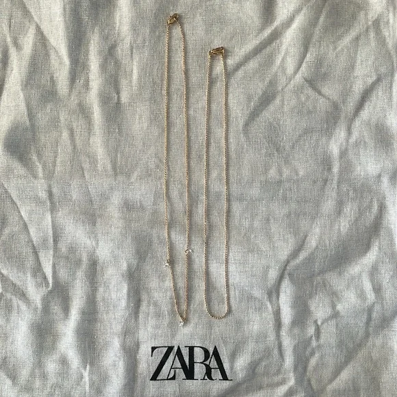Zara Pack of Chains with Rhinestone Circles - Picture 2 of 4